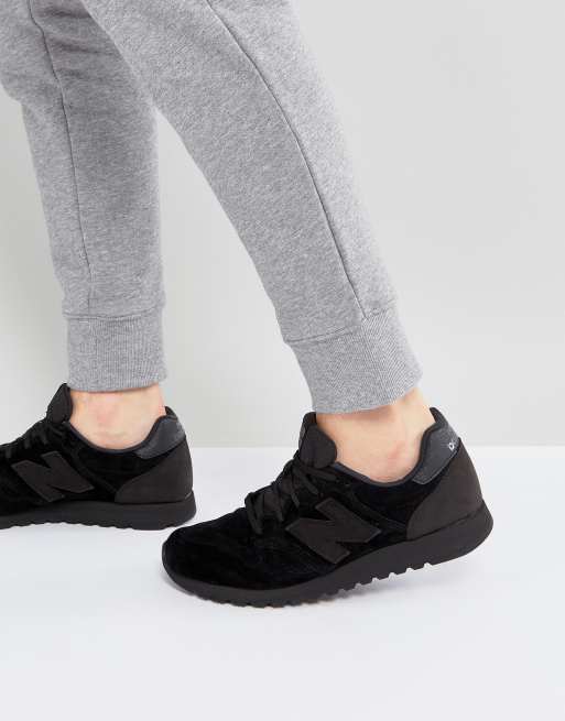 Zapatillas De Deporte De Ante Negras Con Diseno Monocromatico 5 U5bb De New Balance Asos