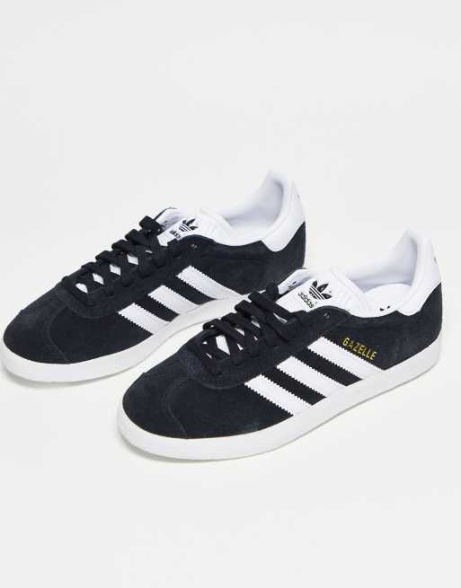 Zapatillas de deporte de ante negro Gazelle de adidas Originals, 2 de 4