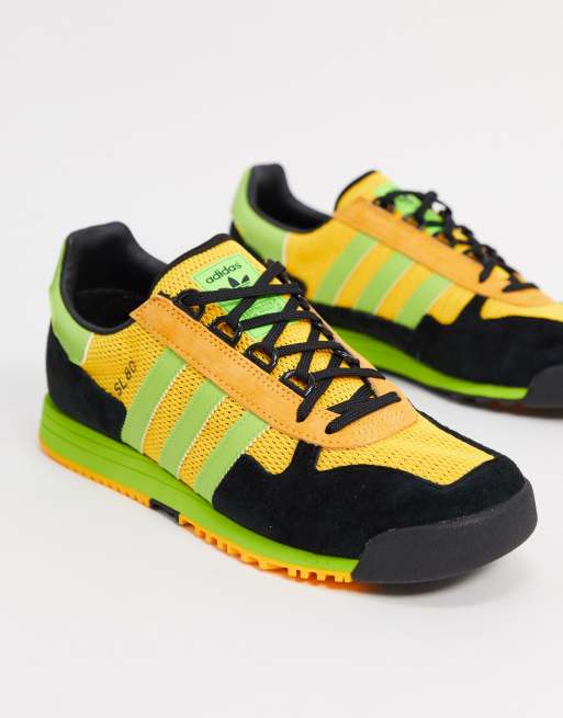 Zapatillas de deporte de color amarillo dorado SL 80 de adidas Originals
