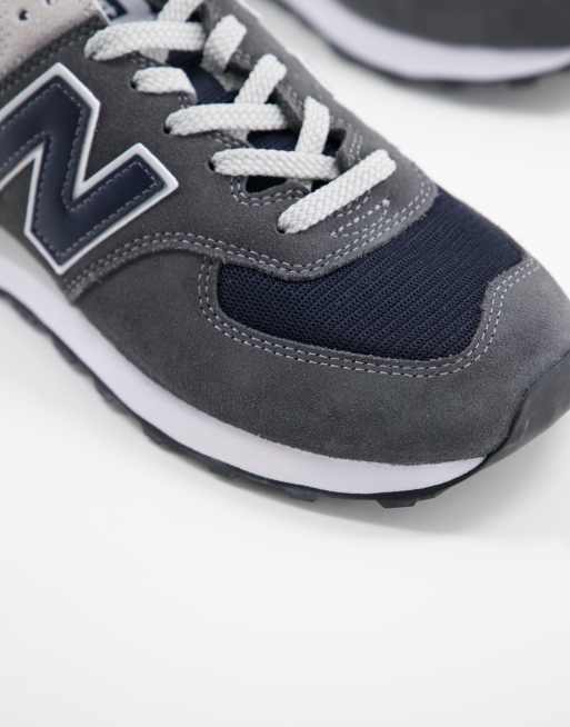 New balance 574 azul oscuro hot sale