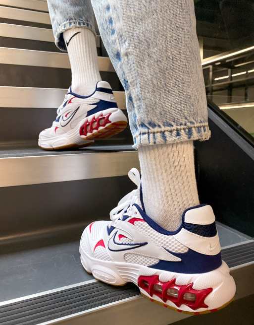 Nike zoom blancas y rojas clearance