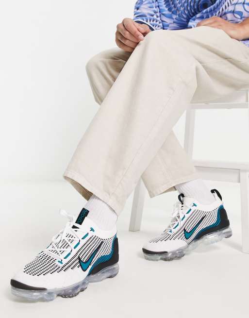 Nike vapormax blancas y azules discount