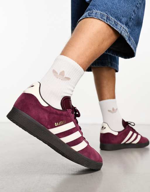 Adidas superstar granates y blancas discount