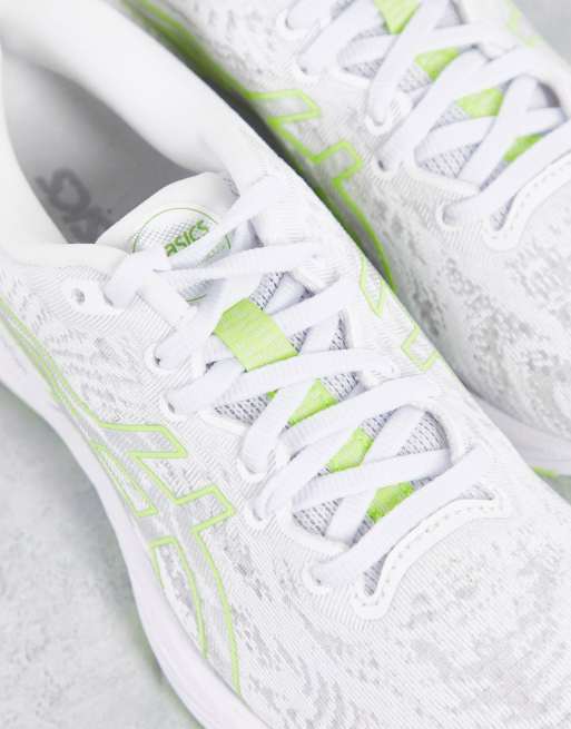 Zapatillas de deporte de color verde lima y blanco Gel-Cumulus 23 de Asics, 4 de 4