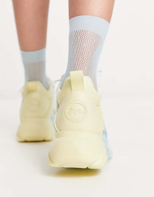 Zapatillas de deporte de colores pastel con plataforma Vegan Cloud Chai de Buffalo , 2 de 4