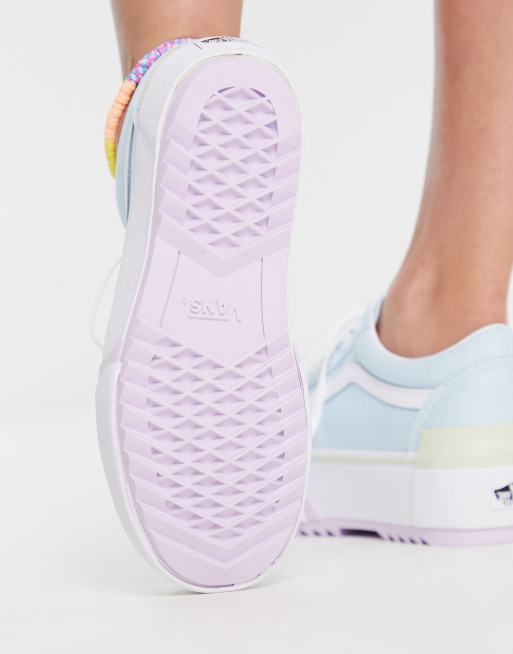 Zapatillas de deporte de colores pastel Old Skool Stacked de Vans ASOS