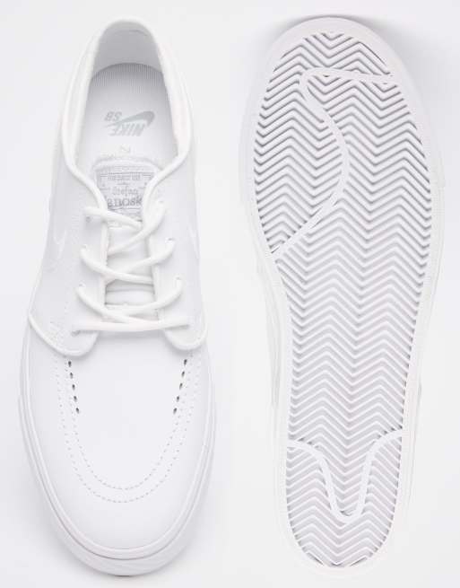 Janoski store blancas cuero