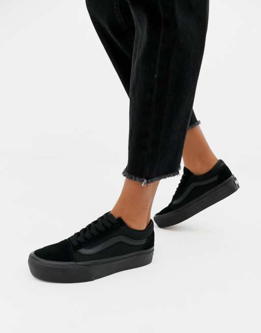 vans negras con plataforma mujer 2vans negras con plataforma mujer