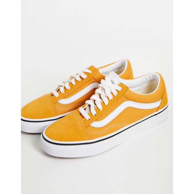 Vans doradas cheap con plataforma