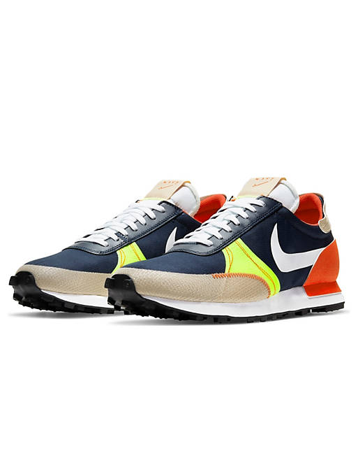 Zapatillas de deporte en azul marino y naranja Dbreak-Type SE de Nike