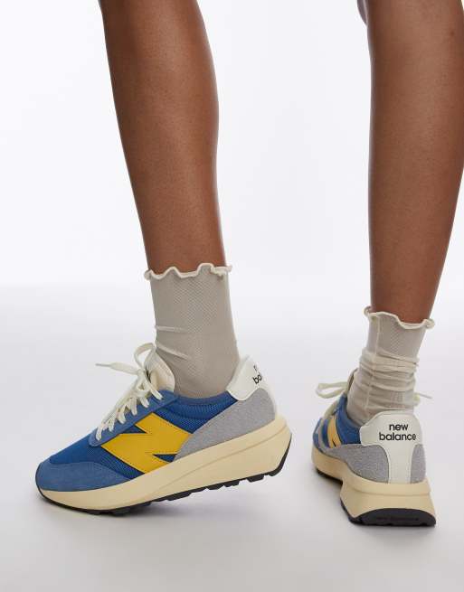 New balance azul y marron online