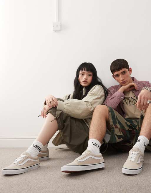 Vans Sk8 Vans Old Skool Beige Mujer Comprar DEPORTIVAS PLANAS MTE