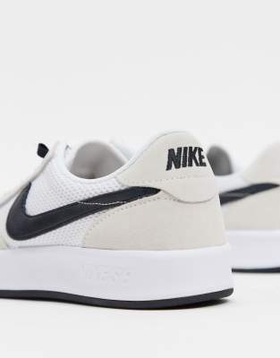 nike sb blanco con negro