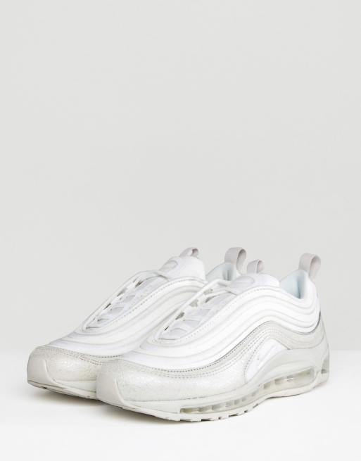 Zapatillas de deporte en blanco polvo perlado Air Max 97 Ultra '17 de Nike Zapatillas de deporte en blanco polvo perlado Air Max 97 Ultra '17 de Nike