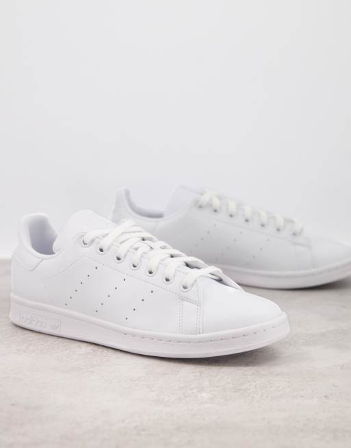 Zapatillas de deporte en blanco triple Stan Smith de adidas Originals