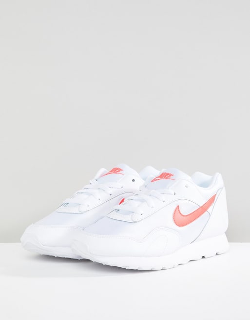 Zapatillas en blanco y rosa Outburst de | ASOS