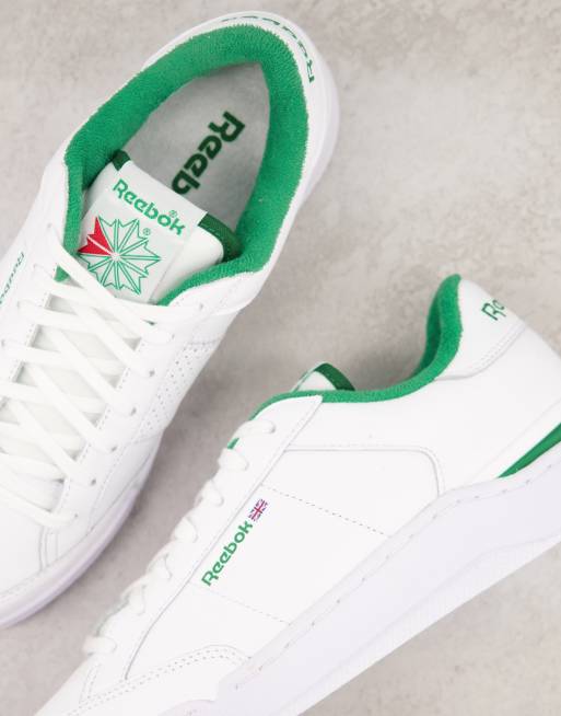 Zapatillas de deporte en blanco y verde Ad Court de Reebok