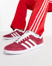 Adidas rayas best sale azules y rojas