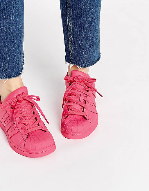 sal De confianza tsunami Zapatillas de deporte en color rosa Supercolour Semi Solar de Adidas  Originals Pharrell Williams | ASOS