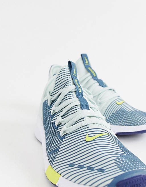 Rizado plato dominar Zapatillas de deporte en gris y lima Air Zoom Elevate de Nike Training |  ASOS