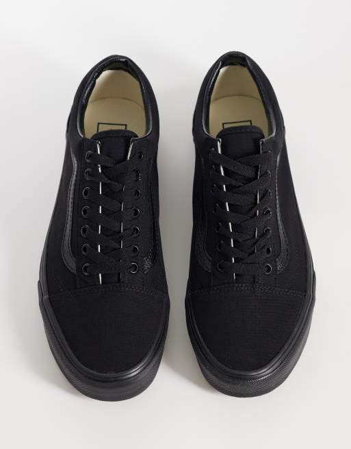 Zapatillas de deporte en triple negro Old Skool de Vans, 3 de 5
