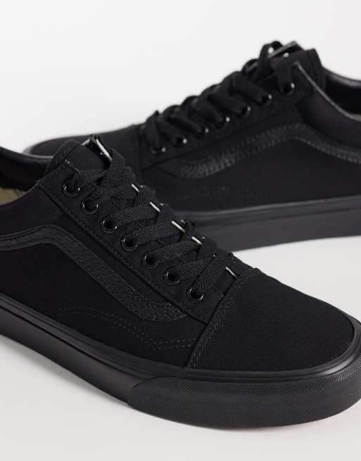 Zapatillas de deporte en triple negro Old Skool de Vans, 4 de 5