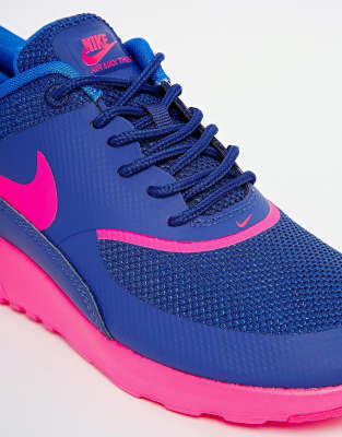 air max thea azul y rosa