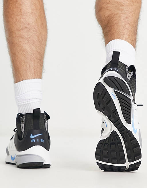Zapatillas de gris antracita y azules Presto Mid Utility Nike |