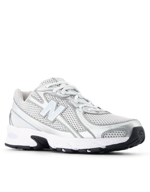 Zapatillas de deporte gris claro y azules 740 de New Balance, 2 de 4