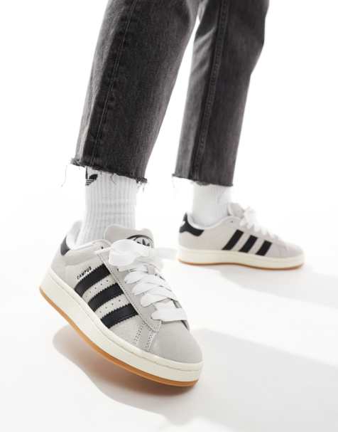Zapatillas de deporte gris claro y negras Campus 00s de adidas Originals - view 1