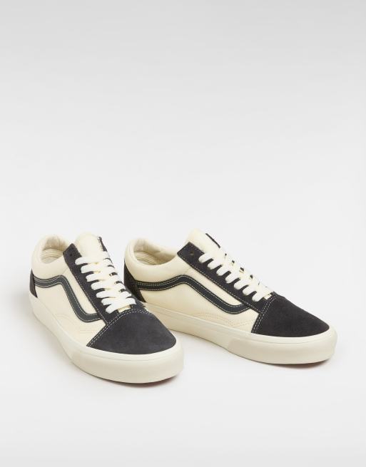 Zapatillas de deporte gris fantasma y color crema Old Skool de Vans ASOS