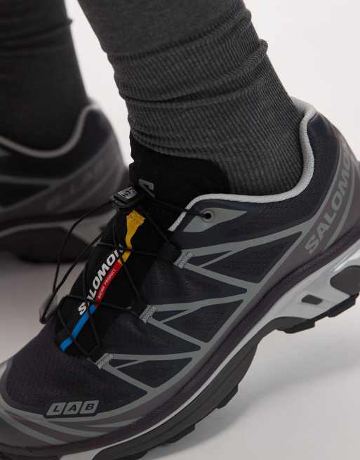 Zapatillas de deporte gris hierro y ciruela XT-6 de Salomon , 4 de 5