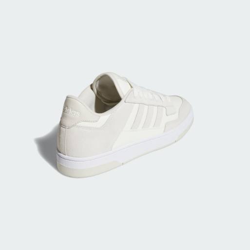Zapatillas de deporte gris órbita y blanco nube Rapid Court Low de adidas Performance, 3 de 4