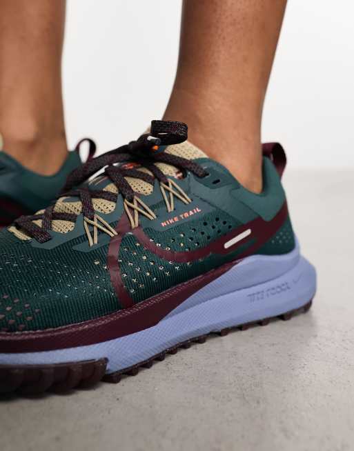 Zapatillas de deporte gris oscuro multicolor para mujer React Pegasus Trail GORE TEX de Nike Running