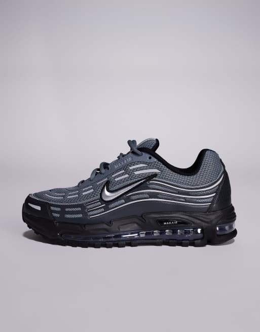 Zapatillas de deporte gris oscuro y azules Air Max TL 2.5 de Nike, 2 de 5