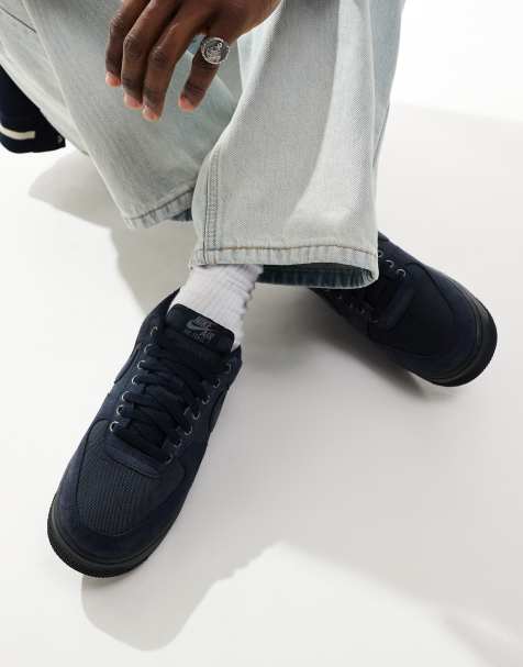 Zapatillas de deporte gris oscuro y negras Air Force 1 '07 Cordura de Nike - view 1