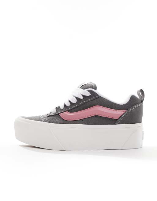 Vans rosa y blanco online o azul y gris