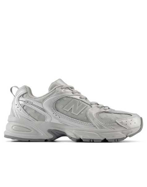 Zapatillas de deporte gris plateado con detalle de lunares 530 de New Balance - view 1