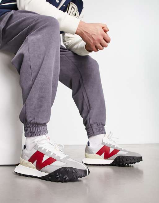 New balance rojas con gris sale