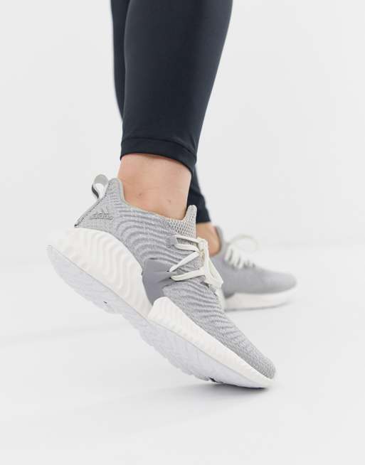 creencia Mecánica Simpático Zapatillas de deporte grises Alphabounce Instinct de adidas Running | ASOS