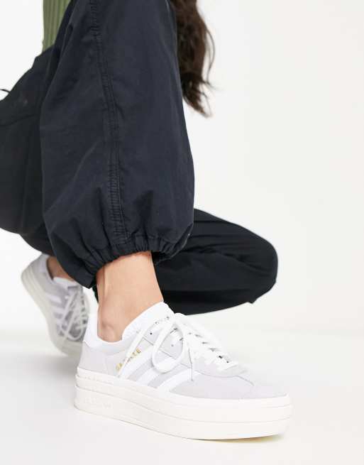 Zapatillas de deporte grises con Gazelle Bold de adidas Originals | ASOS