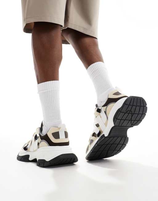 Zapatillas de deporte grises con suela gruesa de ASOS DESIGN, 3 de 5