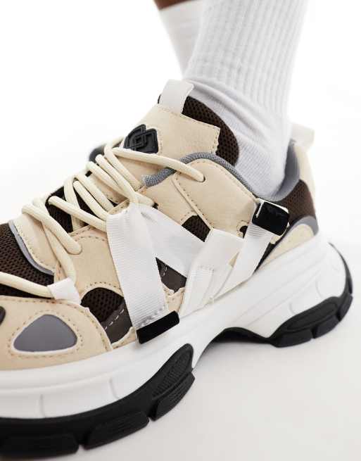 Zapatillas de deporte grises con suela gruesa de ASOS DESIGN, 4 de 5