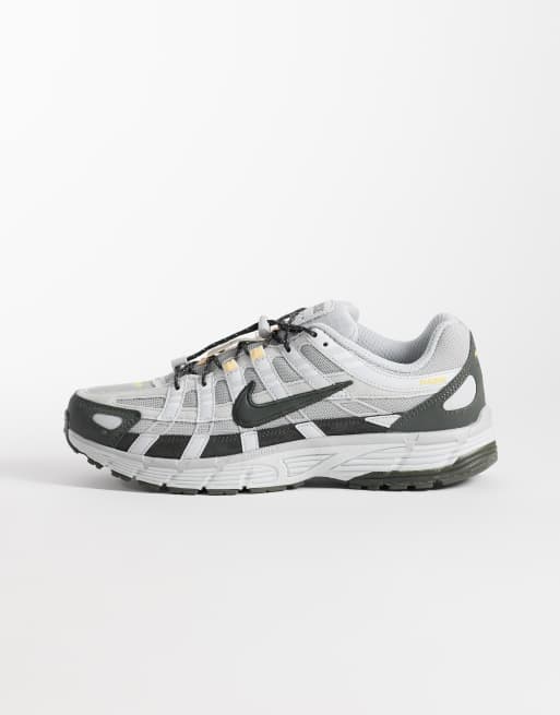 Zapatillas de deporte grises multicolores P-6000 Tech Speed Lace de Nike