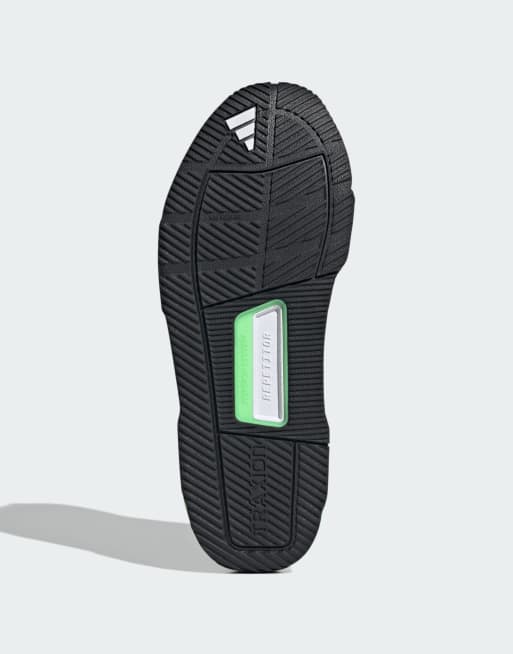 Zapatillas de deporte grises, negro básico y verde lima intenso Dropset Control de adidas Performance, 4 de 4