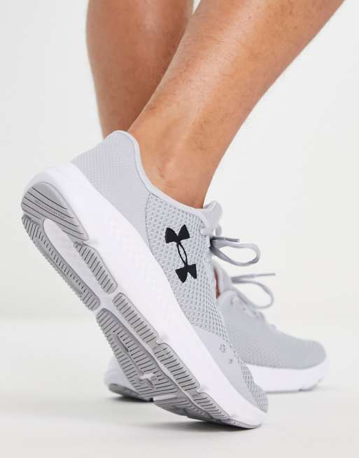 Ver internet Imaginación Grande Zapatillas de deporte grises Run Charged Pursuit 3 de Under Armour | ASOS