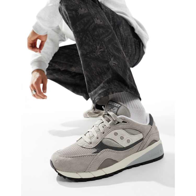 Zapatillas de deporte grises Shadow 6000 Runner de Saucony ASOS