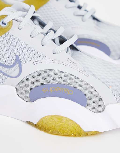 Zapatillas de deporte grises SuperRep Go 2 de Nike Training, 3 de 4