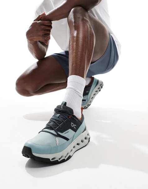 Zapatillas de deporte grises y azul mineral de diario impermeables Cloudhorizon de ON - view 1