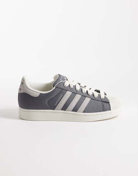 Zapatillas de deporte grises y blancas Superstar II de adidas Originals - view 1